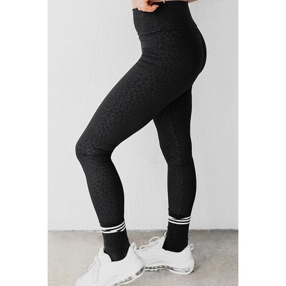 Celestial Bodiez NWT OG Ultra High Rise Legging in "Black Panther' Size Small - Picture 9 of 13